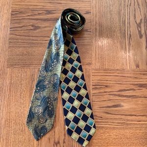 Bundle of 2 Vintage Silk Ties
